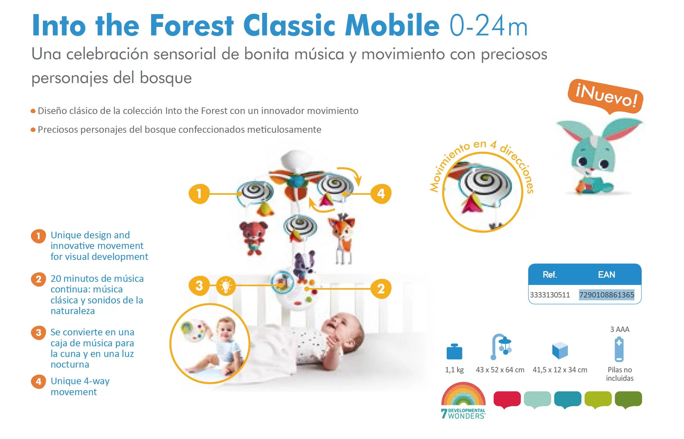 Into the Forest Classic Mobile 0-24m