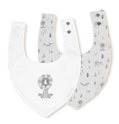 Ripley - PACK 2 BABEROS ALGODÓN PIMA BABY CLUB CHIC BLANCO REORDEN
