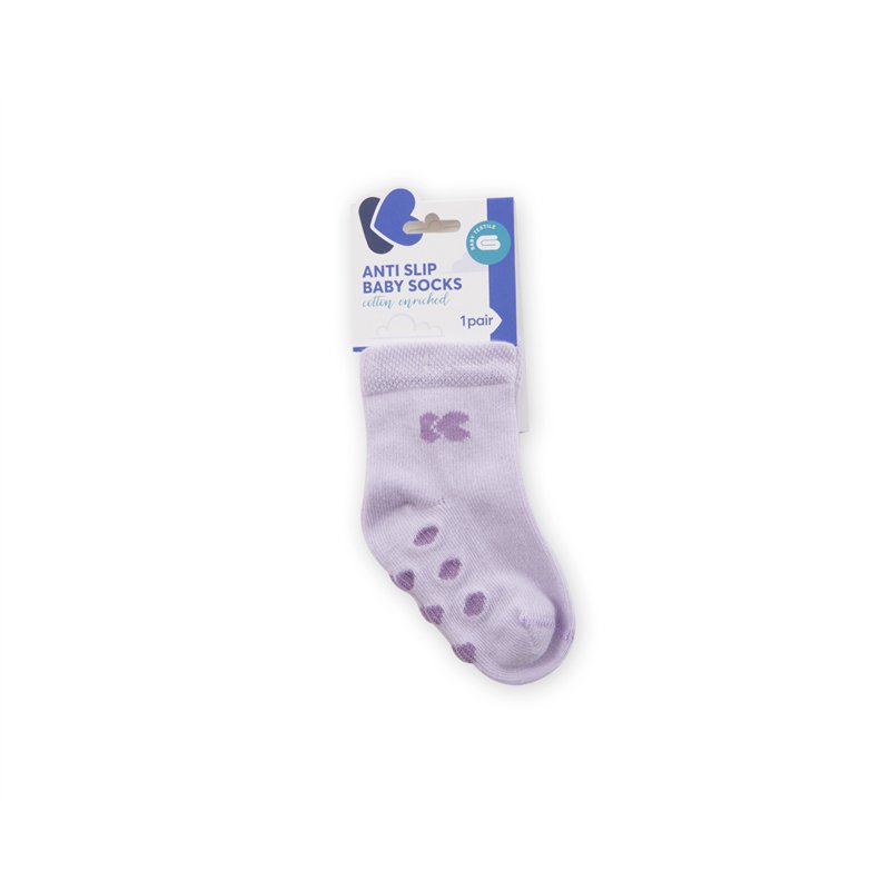 Calcetines de bebé con relieve Morado 1-2a
