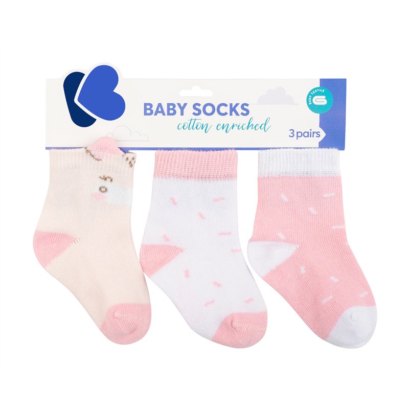Calcetines de bebé con orejas 3D Hippo Dreams 1-2a