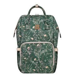 Bolsa de mamá Siena Luxe Secret Garden Verde Intenso