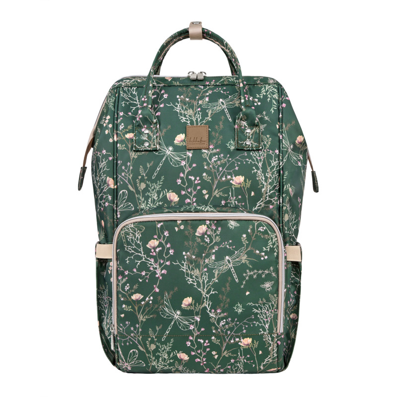 Bolsa de mamá Siena Luxe Secret Garden Verde Intenso