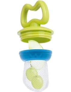 Alimentador antiahogo con malla de recambio Azul Verde Canpol babies